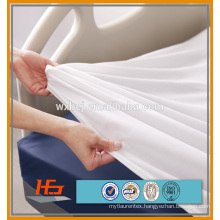 145gsm Polyester Knitting White bed fitted sheet